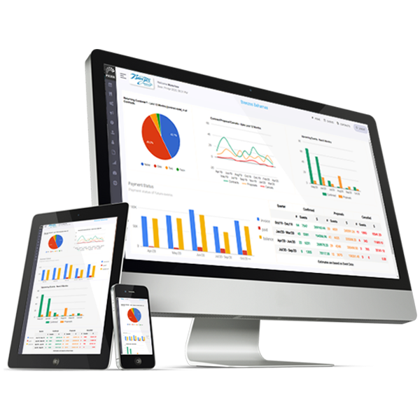 Catering Software Dashboard in Pxier