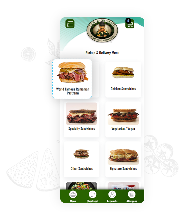 Takeout and Delivery App in Pxier